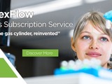 Peak Scientific has launched the Flexflow monthly gas subscription service