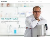 Integra's new website formats automatically to different devices