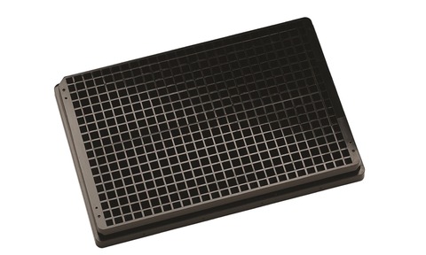 Black Krystal UV Quartz bottomed microplate