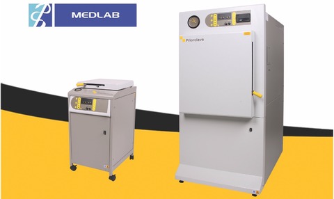 Medlab is the ideal opportunity for Priorclave to feature its full autoclave range