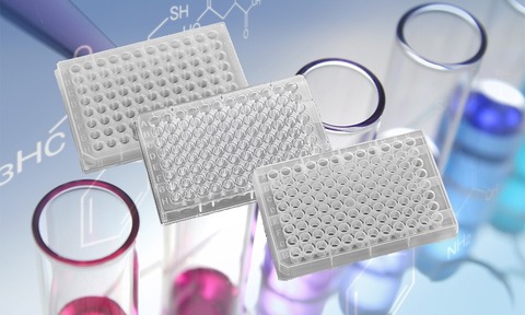 Krystal clear bottomed assay microplates are available individually packed and sterilised 