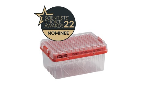 The TipOne Sterile Refill System has been nominated as ‘Sustainable Laboratory Product of the Year’