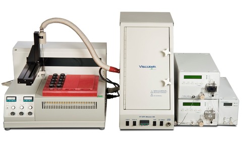 The Viscotek HT-GPC, a high temperature, multi-detector system for polyolefin analysis.