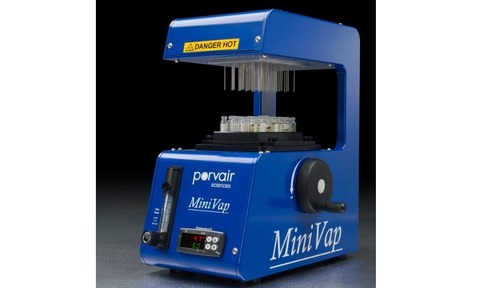 Porvair Sciences announces new versions of its MiniVap and UltraVap blowdown evaporators.