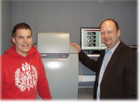 Agrico scientists with the GBOX system