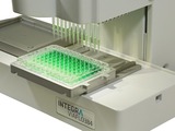 The row dilution plate holder adds the functionality to perform serial dilutions in rows