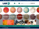 Lab M's new website features added functionality, simpler navigation and direct links to social medi