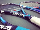Graphite tennis racquet