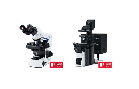 The FLUOVIEW FV3000 and CX23 microscopes from Olympus