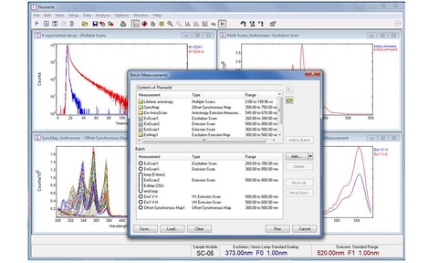 Fluoracle software with batch measurement option