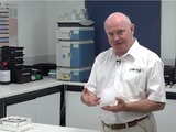The video shows how to use the solid-state filter microplate