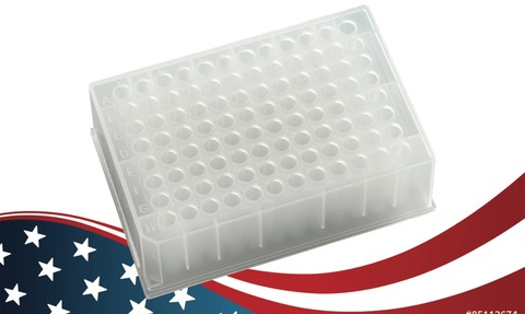 A USA-manufactured 96-well sample storage plate is now available.