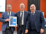 The SLS Team Receive their Newcastle University Award 