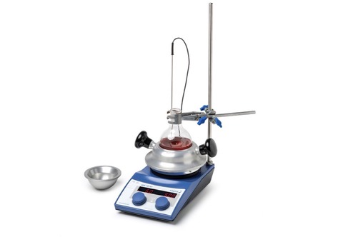 Laboratory scale kit for safe heating of round bottomed flasks