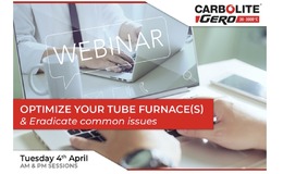 Carbolite Gero will be talking tube furnaces at the free webinar