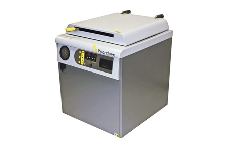 Tall loads can often be processed more efficiently and less expensively by a top-loading autoclave