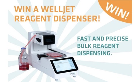 Win an INTEGRA WELLJET reagent dispenser for bulk liquid handling