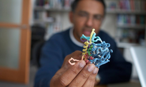  Three dimensional model of a protein complex