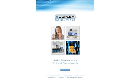 Quality Solutions for the Testing of Pharmaceuticals from Copley Scientific