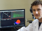 Dr Pawel Stelmachowski of the Jagiellonian University in Krakow, Poland with his NanoSight LM10 NTA 
