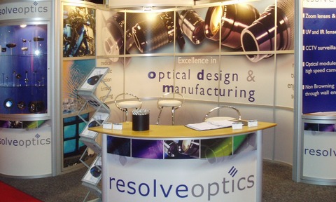 Resolve Optics' stand at the PHOTONEX exhibition will feature OEM specialist lens design service as 