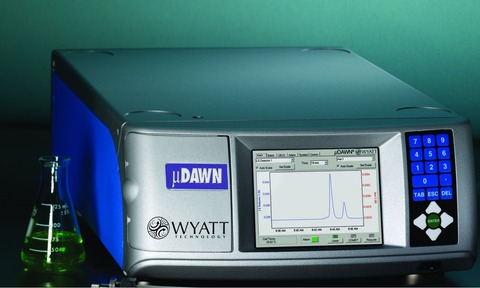 µDAWN is the world’s first multi-angle light scattering detector that can be coupled to any UHPLC
