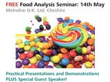 The Metrohm seminar is aimed at anyone performing analysis in the food industry