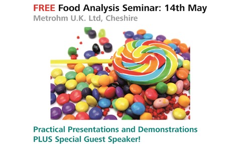 The Metrohm seminar is aimed at anyone performing analysis in the food industry