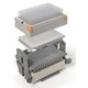 Genevac heat transfer plates provide a snugly fitting insert beneath the microplate